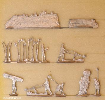 Diverse Hersteller: Papyrusernte im antiken Ägypten, 3000 v.Chr. bis 400 n.Chr. 