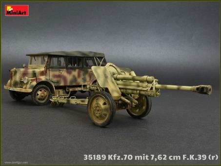 39 WWII 1/35 Scale for sale online MiniArt 35189 The German Army Car Kfz70 With 7.62 Cm F.k 