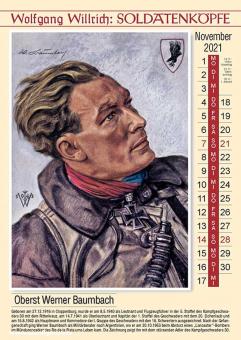 Kunstkalender Willrich Soldatenköpfe 2021 