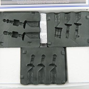 Jeu d'échecs ancien Barleycorn XIXième