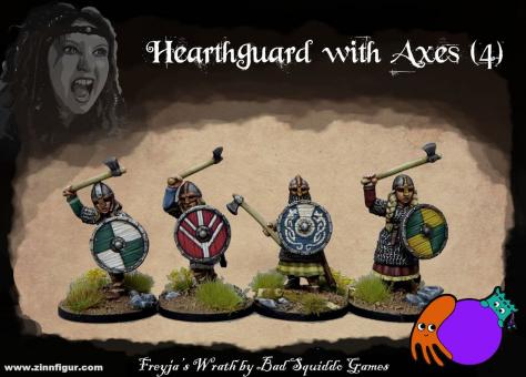 with Axes Shieldmaiden Hearthguard Bad Squiddo Games BFM056 
