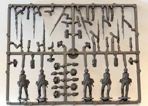 Perry Miniatures American War of Independence Continental Rifles Sprue 