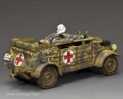 by King & Country Mid-Late War WH087 Ambulance Kubelwagen 
