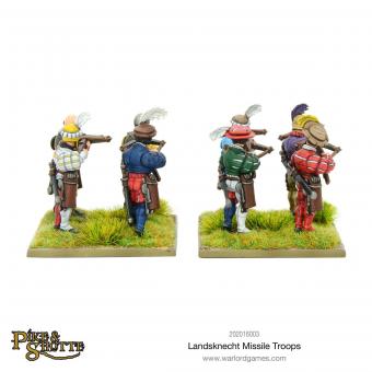 Plats d'étain - Zinnfiguren - Flat tin : NS - Chariot renaissance - Lansquenets