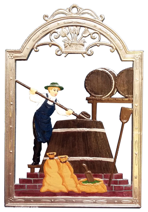 CDV MÉTIERS : BRASSEUR DE BIÈRE – Carte De Visite Ancienne – Réf D 28