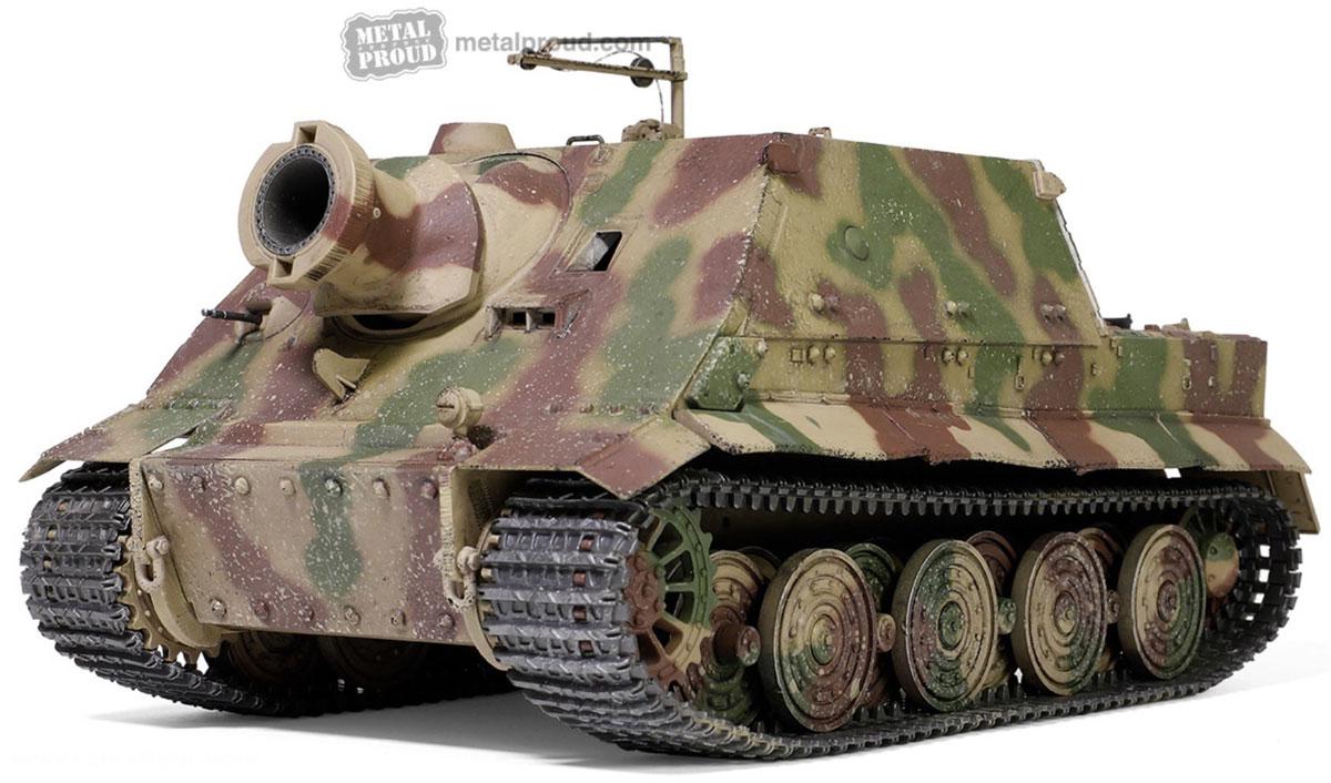 Berliner Zinnfiguren | Sturmmörserwagen 606/4 mit 38cm RW 61 L/3,5