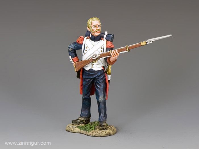 Zinnfigur Frankreich Grenadier Der Alten Garde 30mm extrafeine Bemalung Napoleon 