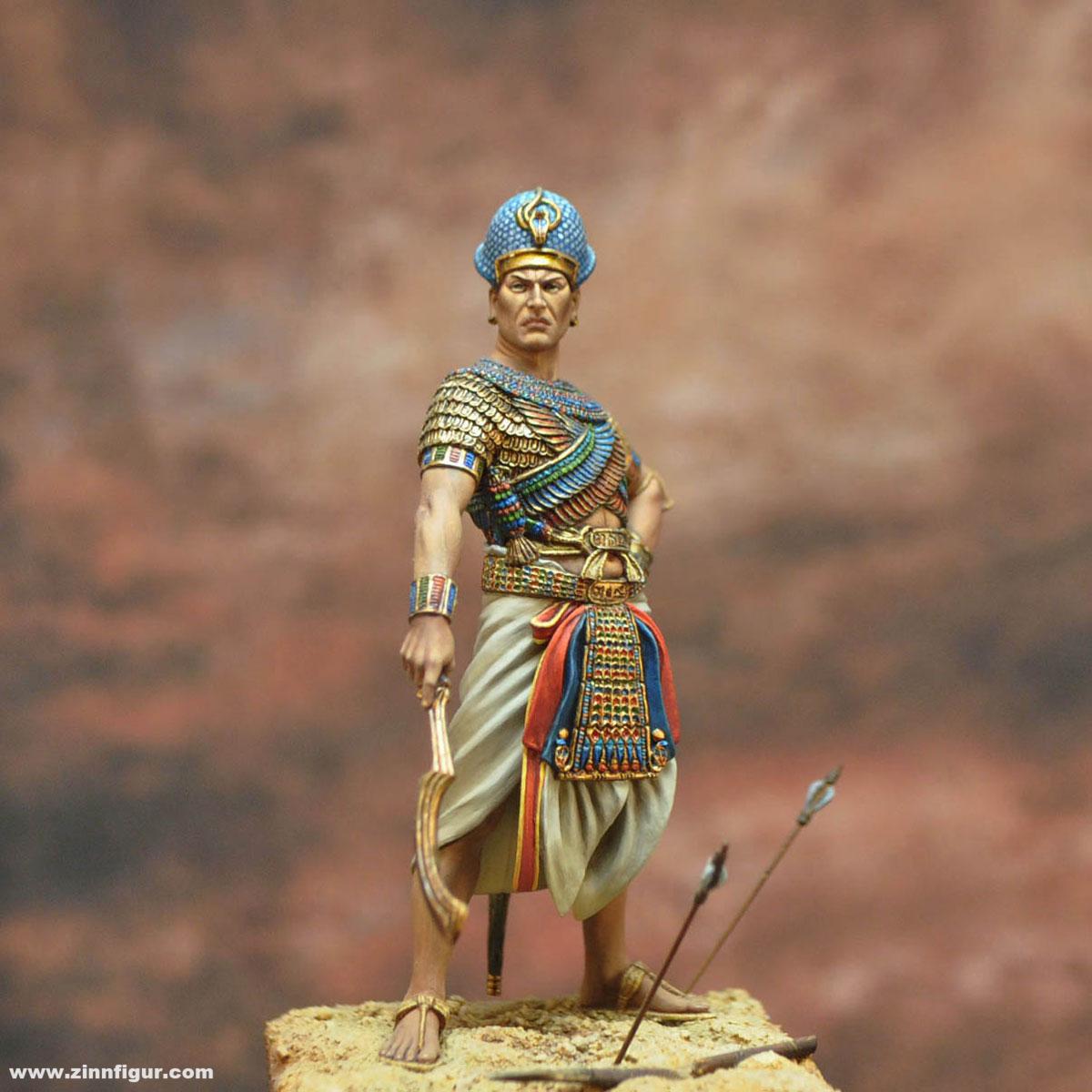 Egypt figure Tin soldier Pharaoh Ramses 2 14 century BC 54 mm 
