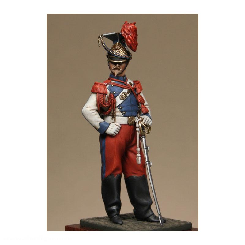 Metal Modeles French Imperial Guard Lancer 1855/70 54mm Unpainted Kit 