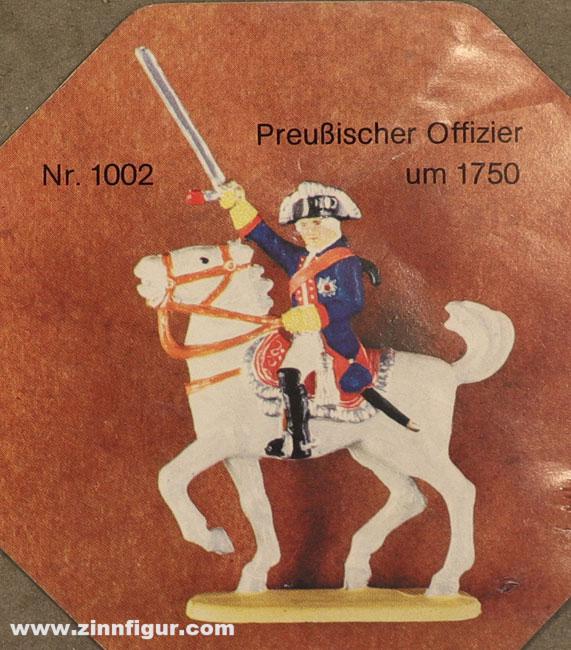Nürnberger Meisterzinn Gießform Infanterieoffizier 1321 