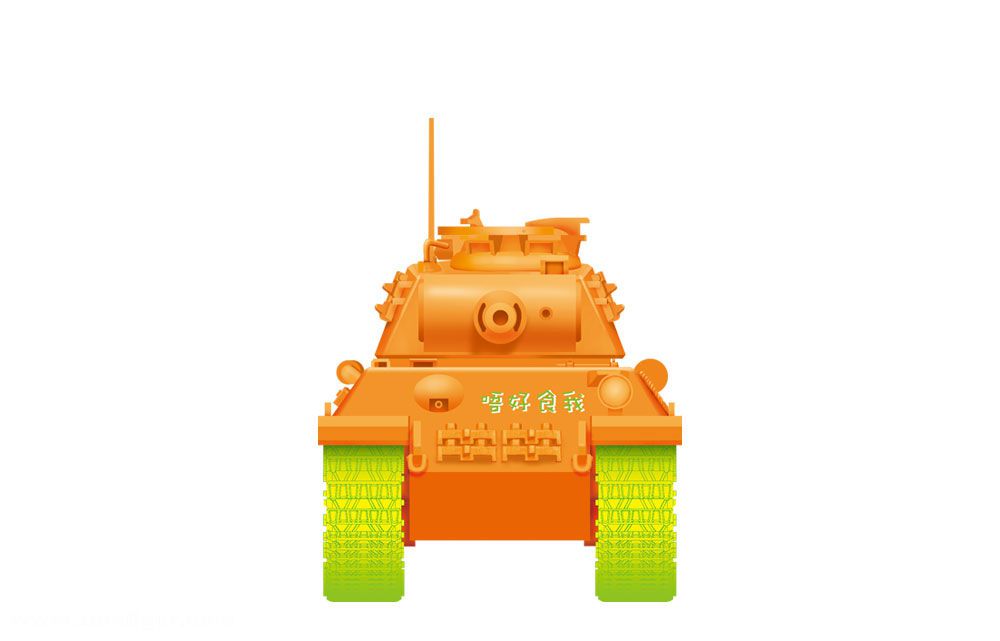pinky world war toons m4a1 sherman (pink color)