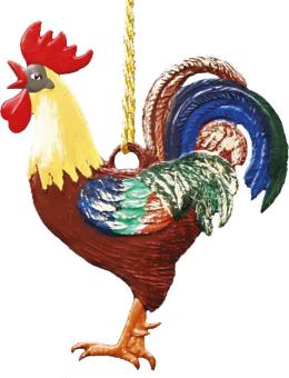 Ornament: Crowing Cock in the Morning 