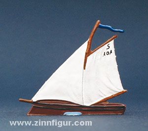 Segelboot, groß, blank 