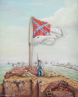 Le drapeau de Fort Sumter - 20 octobre 1863 