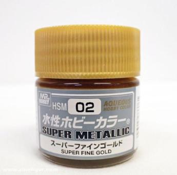 Aqueous Hobby Super Metallic Superfine Gold 