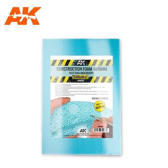 Construction Foam 6 and 10mm blue foam high density 195x295mm includes 2 sheets 
