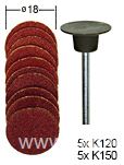 Rubber discs, 18 mm 