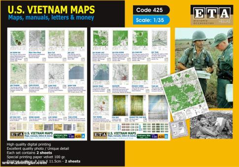 Guerre du Vietnam - Cartes 