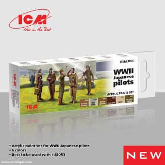 Acrylic Paint Set for WWII Japanese pilots 