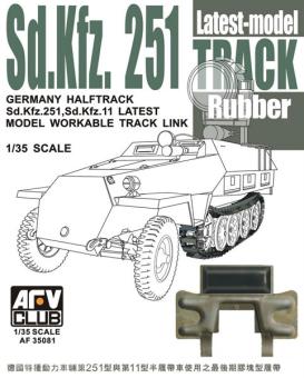 Sd.Kfz. 251 armoured track (rubber) 