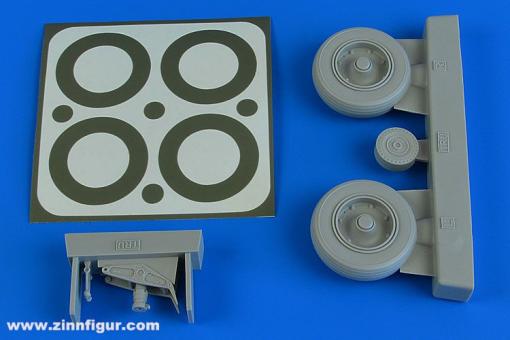 A-1J Skyraider Wheels & Paint Masks 