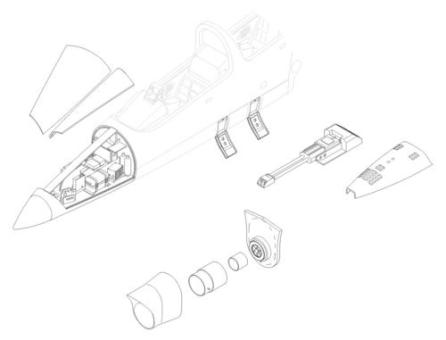 Set d'armes L-39 C/ZA 