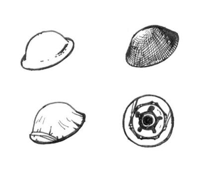 6 casques de Rats du désert 
