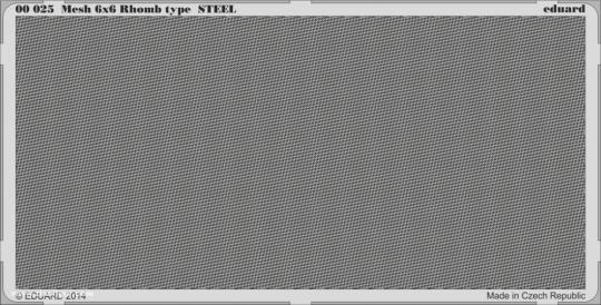 Mesh 6x6 Rhomb Type STEEL 