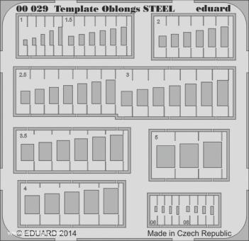 Pochoir en acier : rectangles 