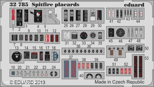 Spitfire Placards 