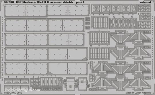 IDF Merkava Mk.IIID Armour Shields 