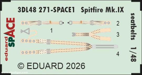 Spitfire Mk.IX Seatbelts - SPACE 