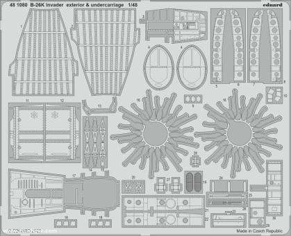 B-26K Invader Außendetails 