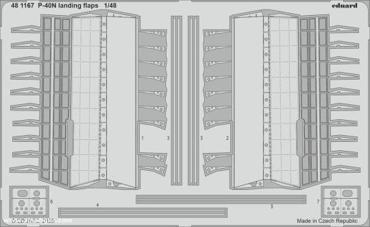 P-40N Landing Flaps 