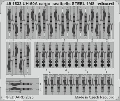 Sangles de soute UH-60A - STEEL 