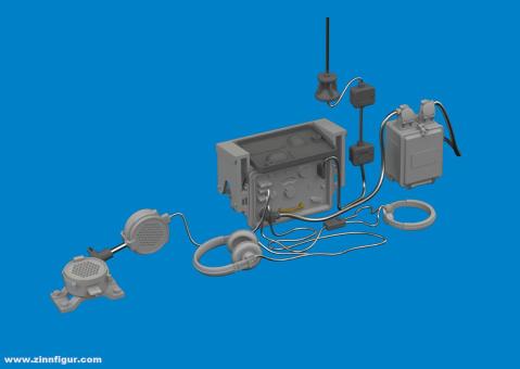 Sd.Kfz.250 Radio Equipment - Brassin PRINT 