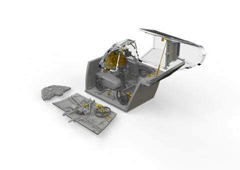 Bf 109K-4 Cockpit - PRINT 