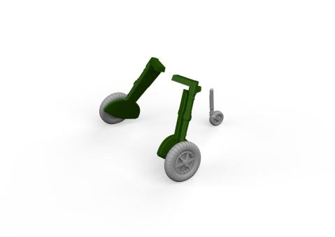 Roues Bf 109F - PRINT 