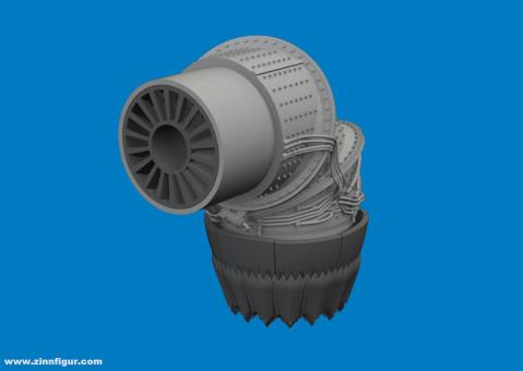 F-35B Exhaust Nozzle - Brassin PRINT (Tamiya) 