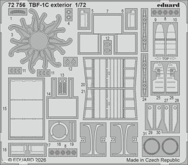 TBF-1C Außendetails (Hobby Boss) 