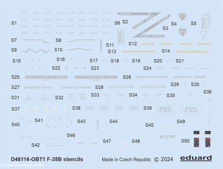 F-35B Stencils 