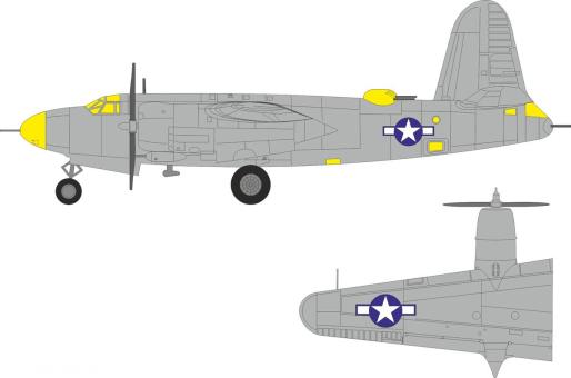 B-26F Marauder US Hoheitsabzeichen - Express Mask 