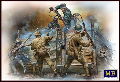 German & British Infantry WWI 
