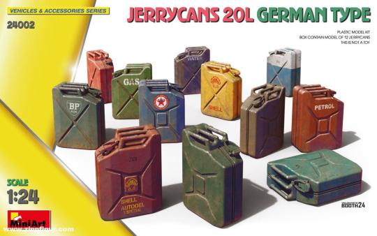 Bidons allemands de 20 L 