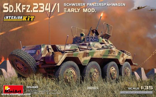 Sd.Kfz.234/1 Schwerer Panzerspähwagen - frühes Modell 