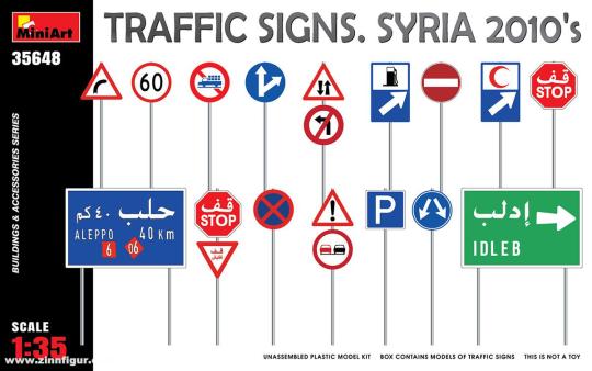 Panneaux de signalisation - Syrie années 2010 