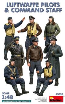 Luftwaffe-Piloten und Führungsstab 
