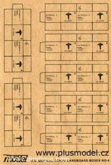 U.S. medical transport cartons WW2 