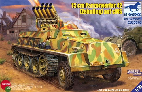 15 cm Panzerwerfer 42 (Zehnling) on sWS 