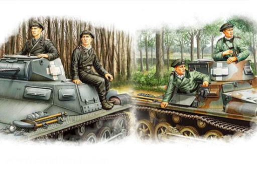 German Panzer Crew Set 